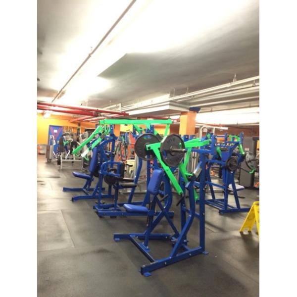 A gym with new and remanufactured weights and equipment.