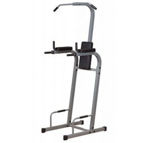 A new Body Solid Powerline Vertical Knee Raise Chin Dip - New with a pull up bar on it.