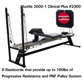 Shuttle 2000-1 Clinical Plus - New - progressive resistance & pnp pulley system. Ideal for individuals seeking new or remanufactured gym equipment.