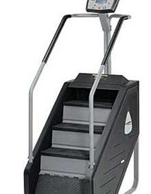 A new StairMaster 7000PT Silverface Stepmill - Remanufactured with an electronic monitor.