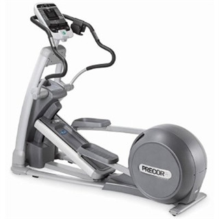 The recumbent bike, a piece of new gym equipment, is shown on a white background.